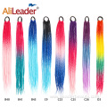 Rainbow Hair Tie Hair Extension Children Wig Braid